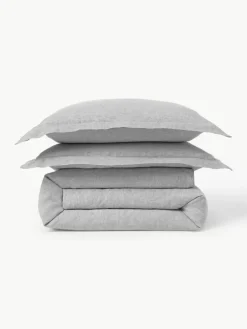 Westwing Collection Leinen-Bettdeckenbezug Linna mit Stehsaum