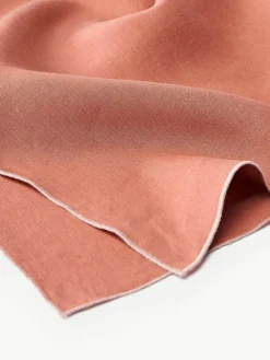 Westwing Collection Leinen-Tischdecke Kennedy mit Umkettelung