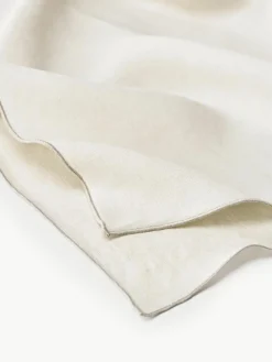 Westwing Collection Leinen-Tischdecke Kennedy mit Umkettelung