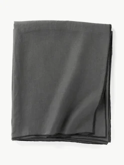 Westwing Collection Leinen-Tischdecke Kennedy mit Umkettelung