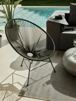 Westwing Collection Loungesessel Bahia aus Kunststoff-Geflecht