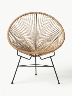 Westwing Collection Loungesessel Bahia aus Kunststoff-Geflecht