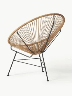 Westwing Collection Loungesessel Bahia aus Kunststoff-Geflecht