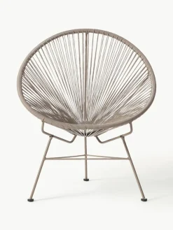 Westwing Collection Loungesessel Bahia aus Kunststoff-Geflecht