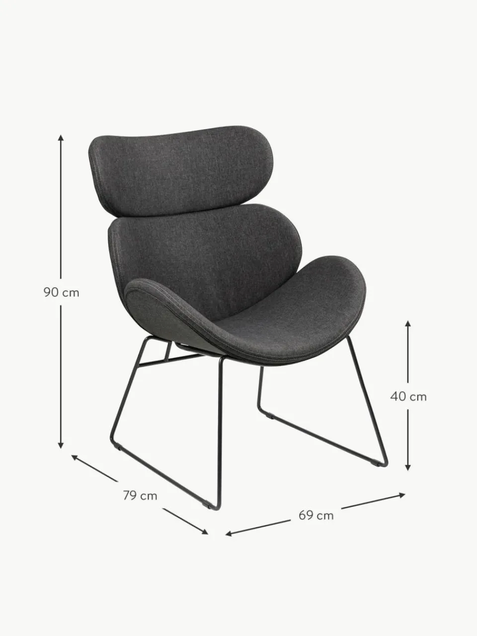 Westwing Loungesessel Cazar