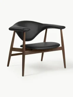 GUBI Loungesessel Masculo aus Walnussholz