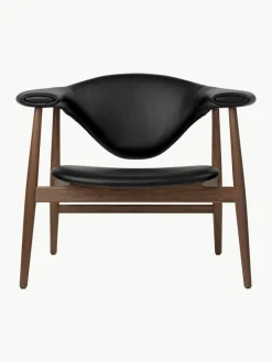 GUBI Loungesessel Masculo aus Walnussholz