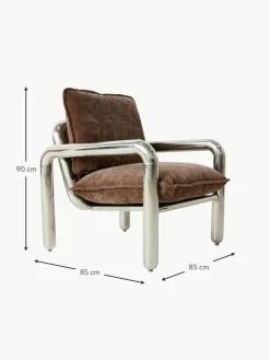 HKLIVING Loungesessel Velvet