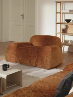 Westwing Collection Loungesessel Wolke aus Teddy-Bouclé