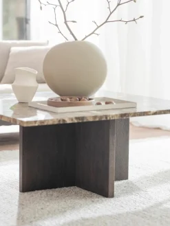 Rowico Marmor-Couchtisch Brooksville