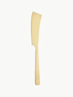 Westwing Matt gebürstete Käsemesser Art Cheese, 3er-Set