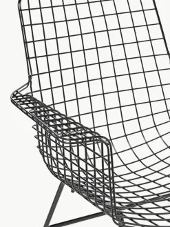 HKLIVING Metall-Armlehnstuhl Wire