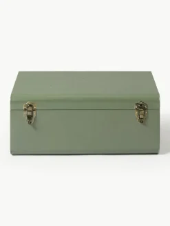 Westwing Collection Metall-Aufbewahrungstruhen Jonny, 2er-Set
