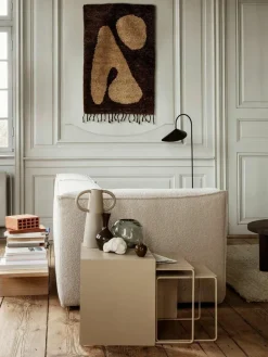 ferm LIVING Metall-Beistelltische Cluster, 3er-Set