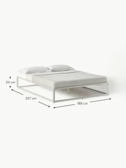 Westwing Collection Metallbett Neptun