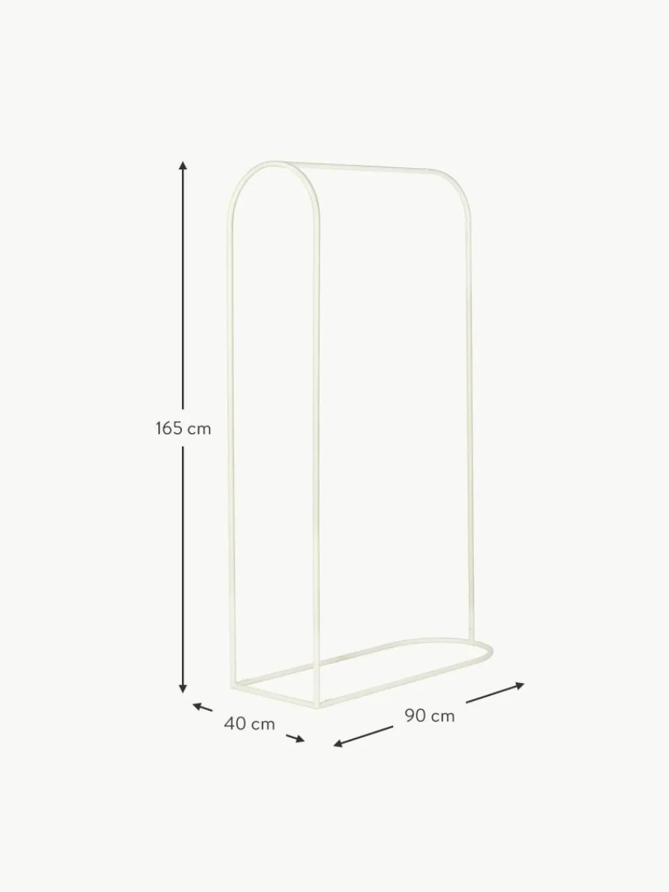 Broste Copenhagen Metall-Garderobe Archie
