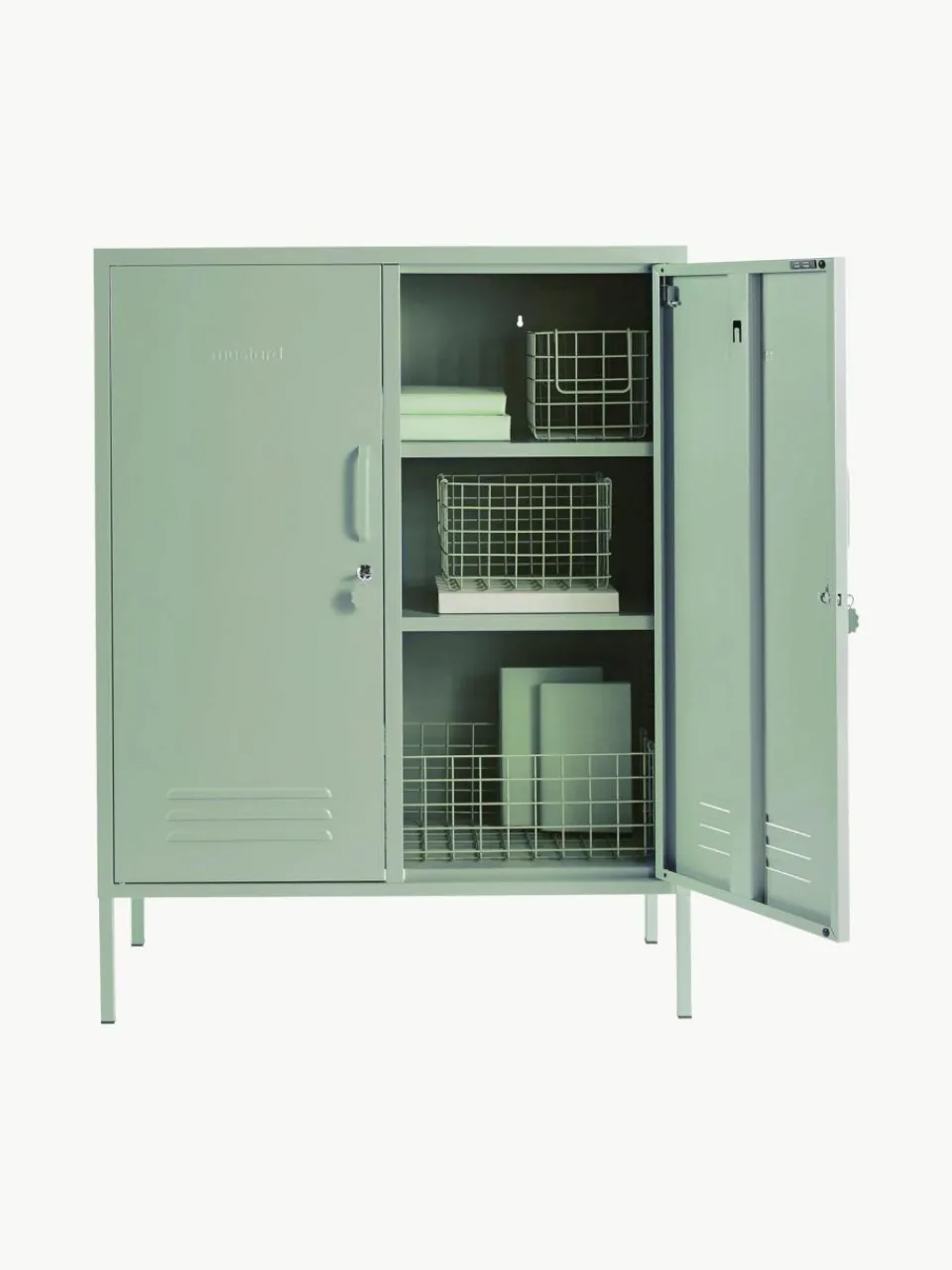Kinder Mustard Made Metall-Highboard The Midi