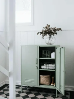 Kinder Mustard Made Metall-Highboard The Midi
