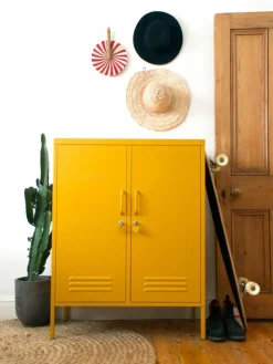 Kinder Mustard Made Metall-Highboard The Midi