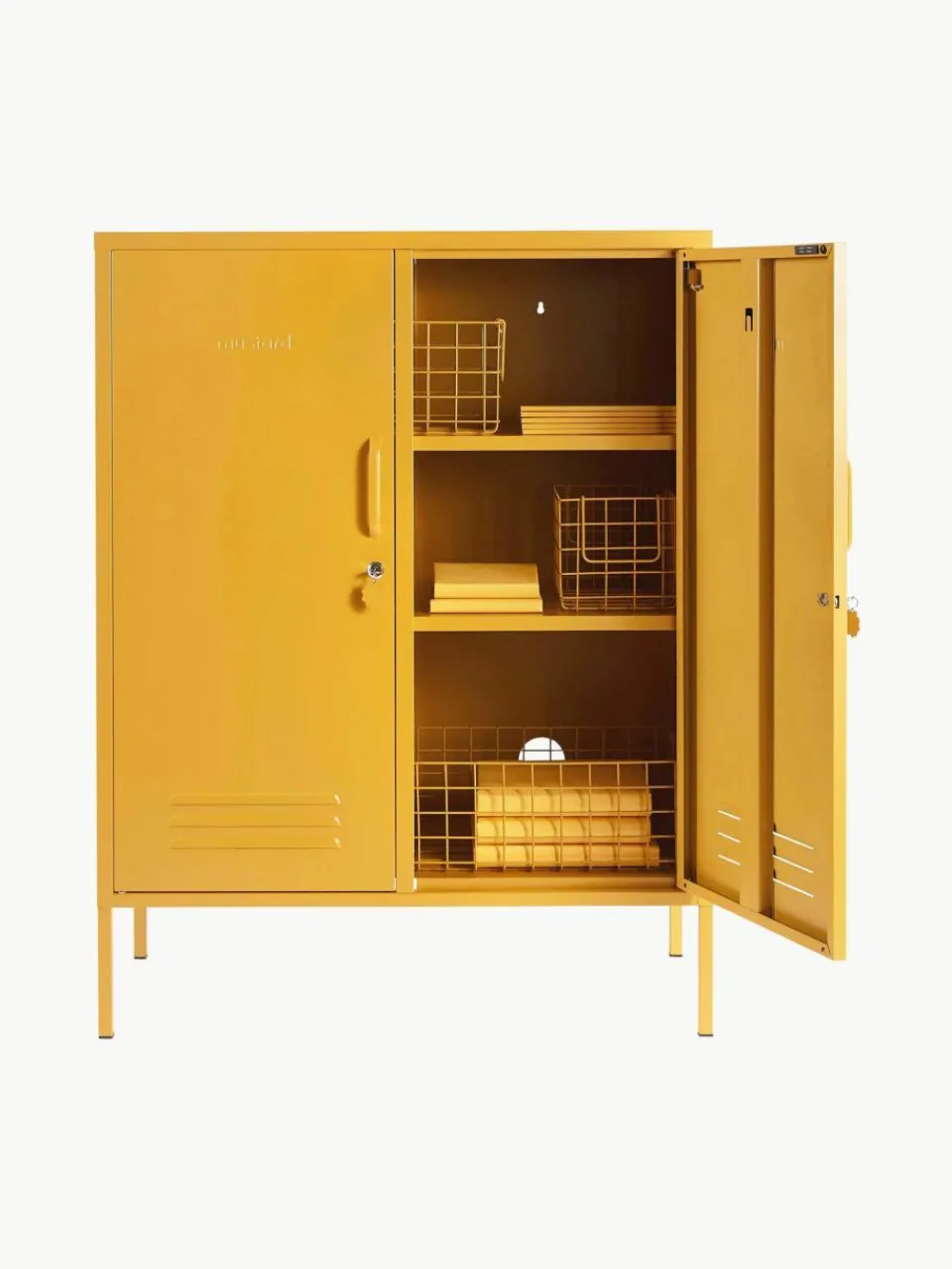 Kinder Mustard Made Metall-Highboard The Midi