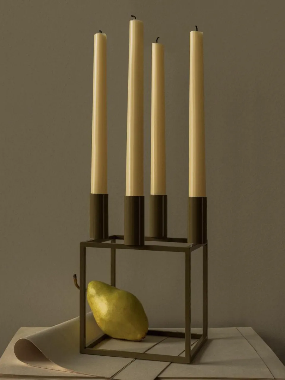 Audo Copenhagen Metall-Kerzenhalter Kubus