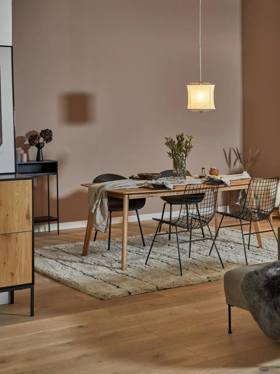 HKLIVING Metall-Stuhl Wire