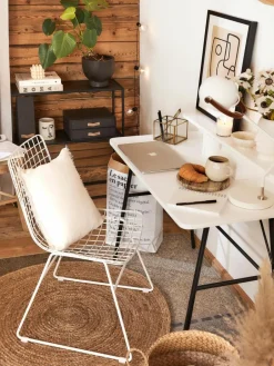 HKLIVING Metall-Stuhl Wire