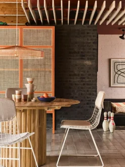 HKLIVING Metall-Stuhl Wire
