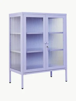 Mustard Made Metall-Vitrine The Mixer mit geriffeltem Glas