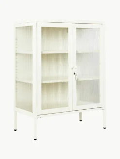 Mustard Made Metall-Vitrine The Mixer mit geriffeltem Glas