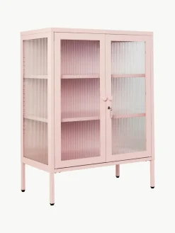 Mustard Made Metall-Vitrine The Mixer mit geriffeltem Glas