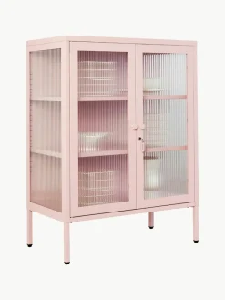 Mustard Made Metall-Vitrine The Mixer mit geriffeltem Glas