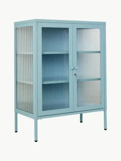 Mustard Made Metall-Vitrine The Mixer mit geriffeltem Glas