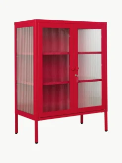 Mustard Made Metall-Vitrine The Mixer mit geriffeltem Glas