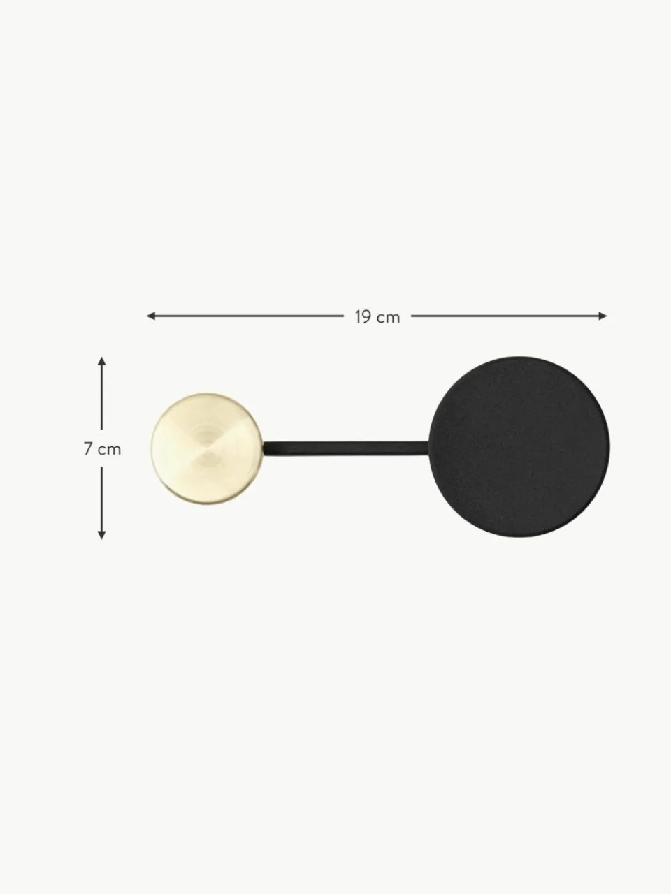 Audo Copenhagen Metall-Wandhaken Afteroom