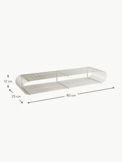 Aytm Metall-Wandregal Curva, B 80 cm