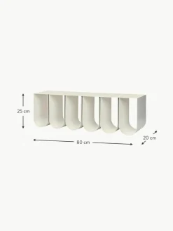 Kristina Dam Metall-Wandregal Curved