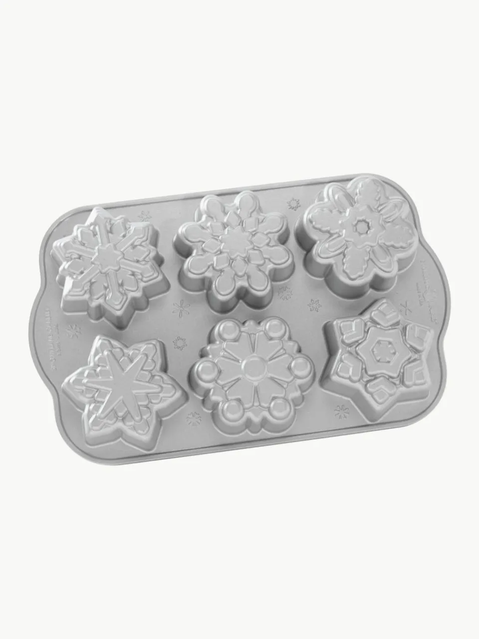 Nordic Ware Mini-Kuchenform Snowflakes mit Antihaftbeschichtung