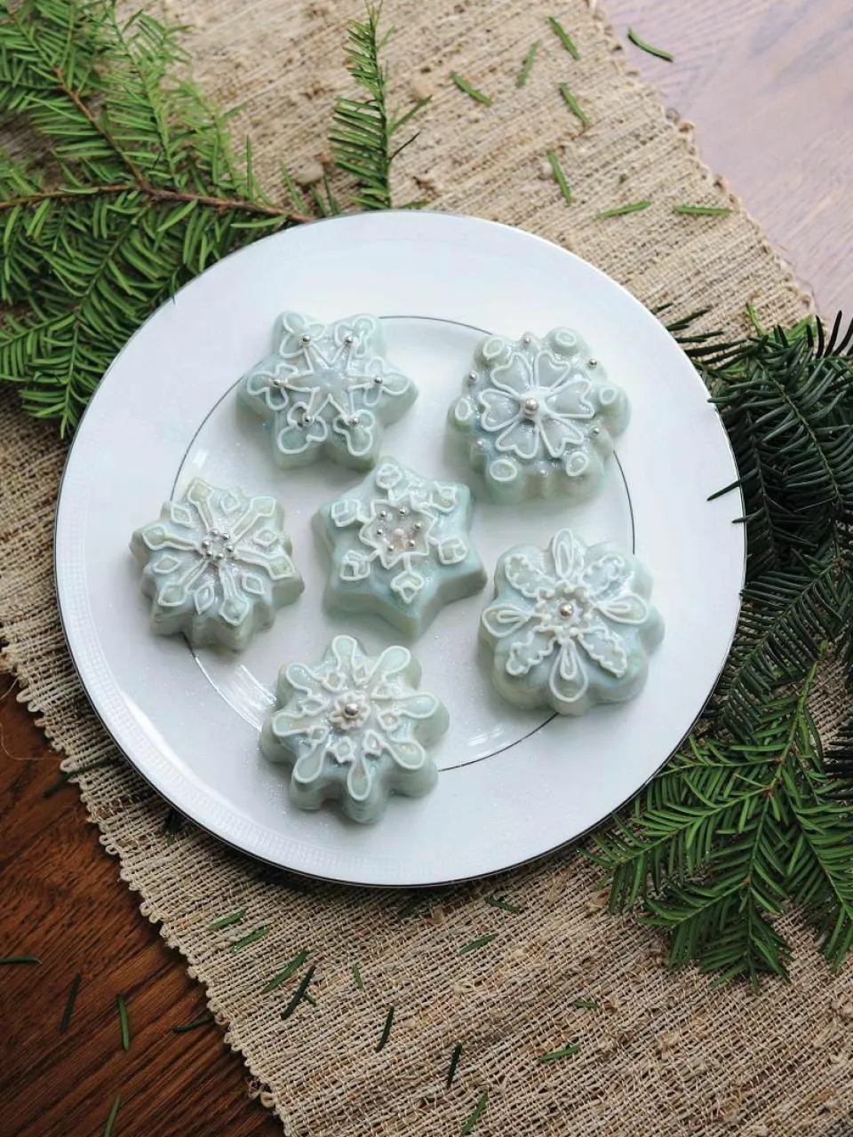 Nordic Ware Mini-Kuchenform Snowflakes mit Antihaftbeschichtung