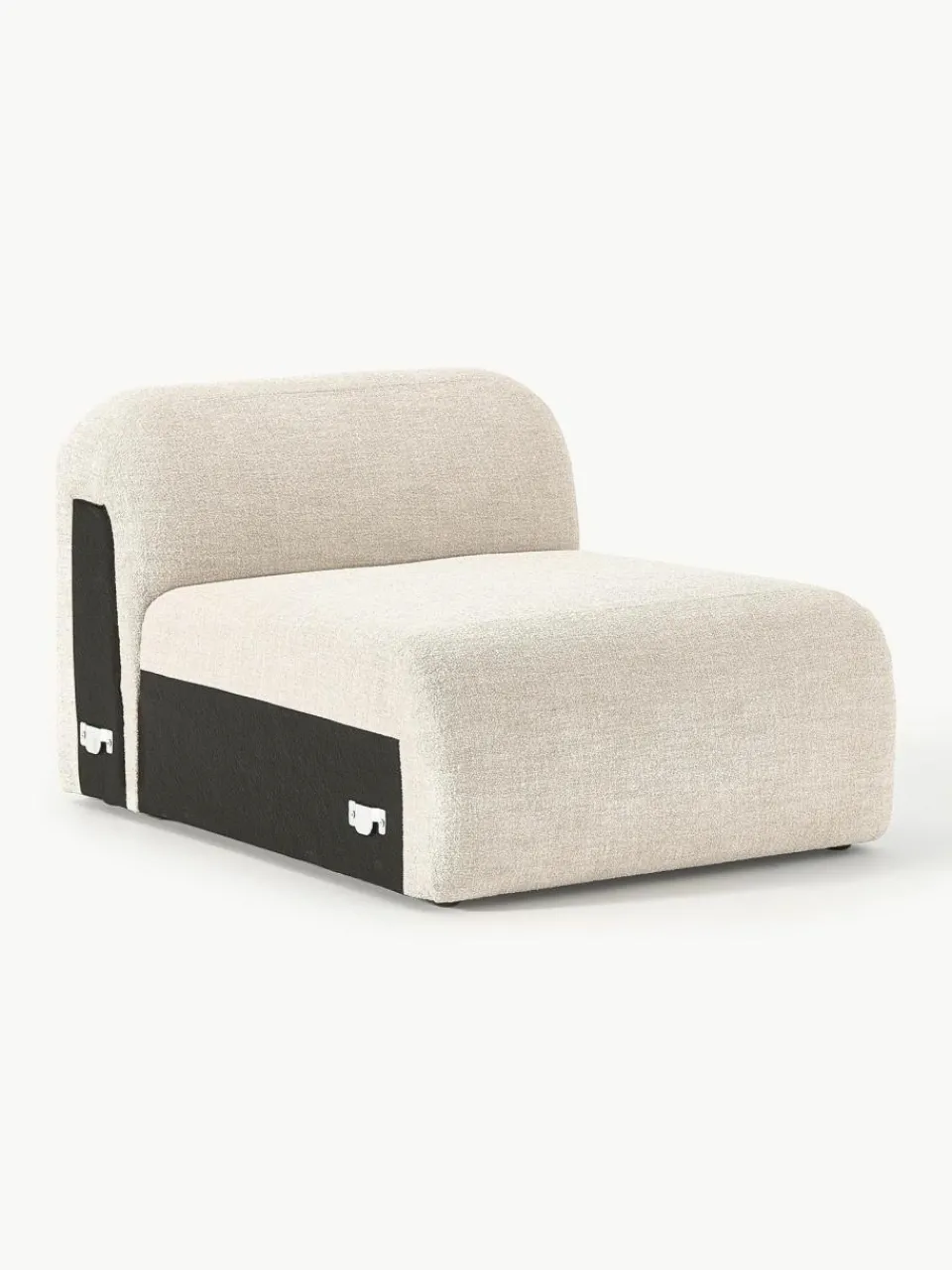 Westwing Collection Mittelmodul Wolke aus Bouclé