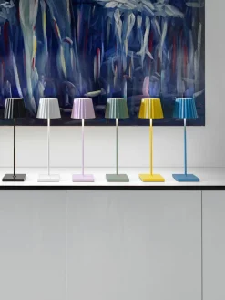 Sompex Mobile dimmbare LED-Außentischlampe Trellia