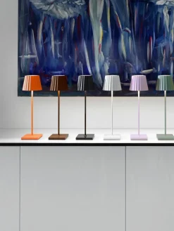 Sompex Mobile dimmbare LED-Außentischlampe Trellia