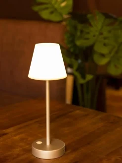 Westwing Mobile dimmbare LED-Außentischlampe Lola mit Touch-Funktion