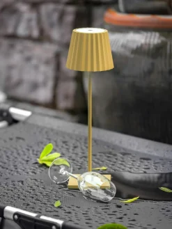 Sompex Mobile dimmbare LED-Außentischlampe Trellia