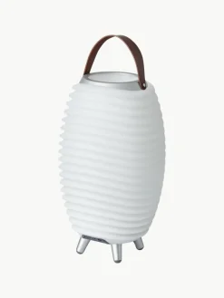 Westwing Mobile dimmbare LED-Gartenleuchte Synergy S mit Lautsprecher und Flaschenkühler