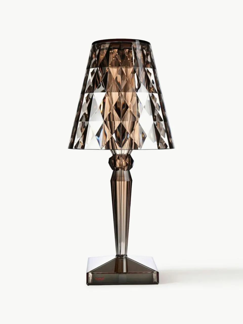 Kartell Mobile dimmbare LED-Tischlampe Battery, H 37 cm