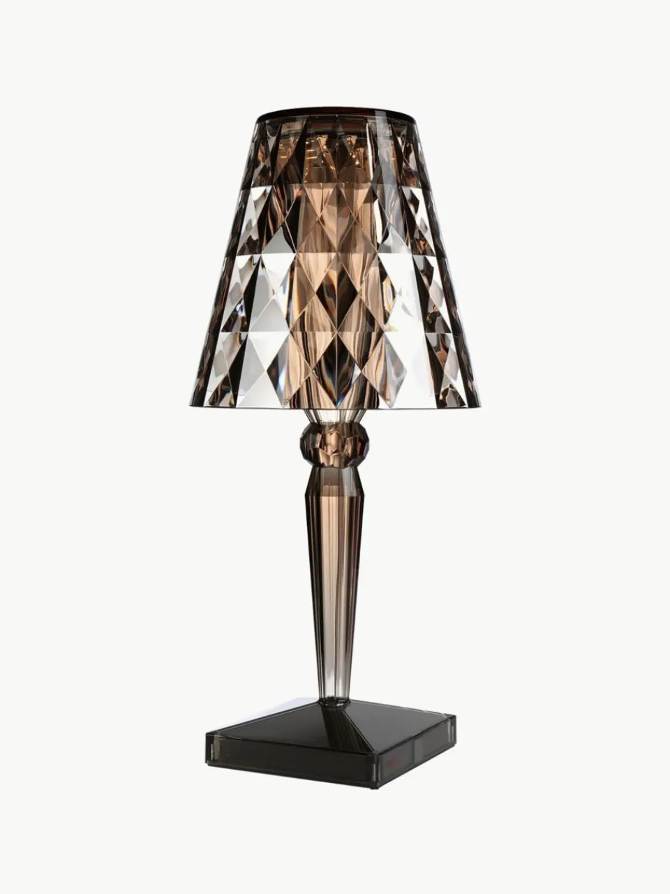 Kartell Mobile dimmbare LED-Tischlampe Battery, H 37 cm