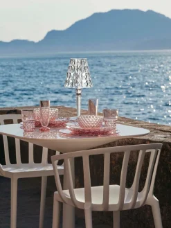 Kartell Mobile dimmbare LED-Tischlampe Battery, H 37 cm