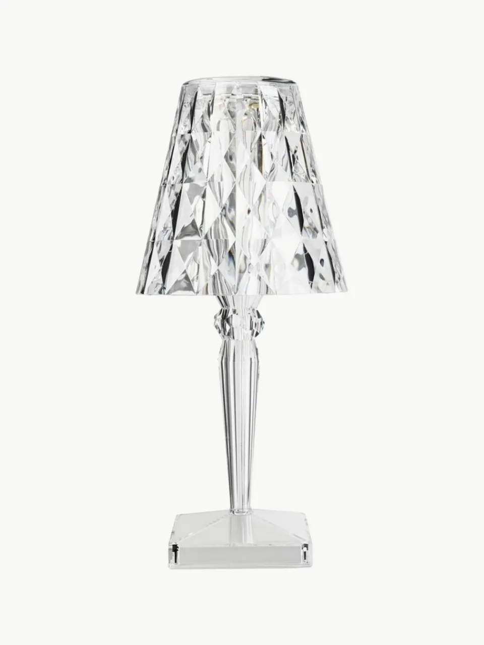Kartell Mobile dimmbare LED-Tischlampe Battery, H 37 cm