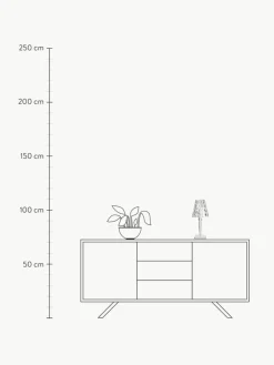 Kartell Mobile dimmbare LED-Tischlampe Battery, H 37 cm